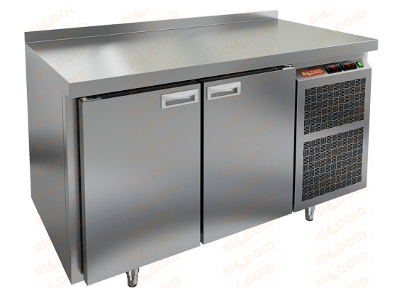 Холодильно-морозильный стол HICOLD BN 1/TN-1/BT, бок, 2 двери (-2...+10°С)/(-18...-10°С)